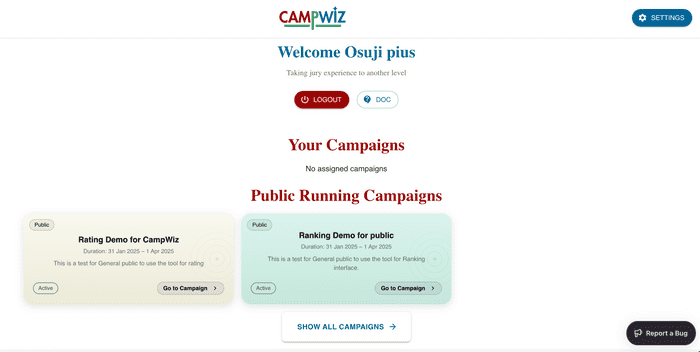CampWiz NXT